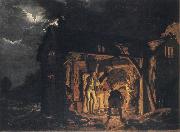 An Iron Forge Viewed from Without Joseph wright of derby